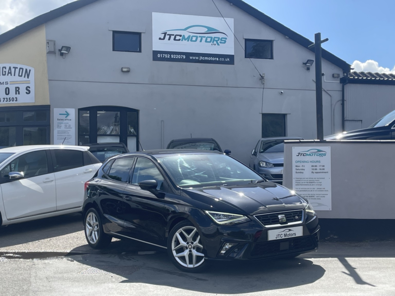 2019 SEAT Ibiza 1.0 Tsi 95 Fr [ez] 5dr, Manual, Black + One Owner From New in Black — image 1