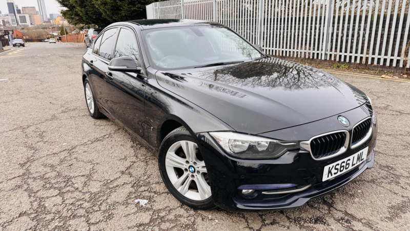 2016 BMW 3 Series 2.0 330e Sport Saloon in Black — image 1