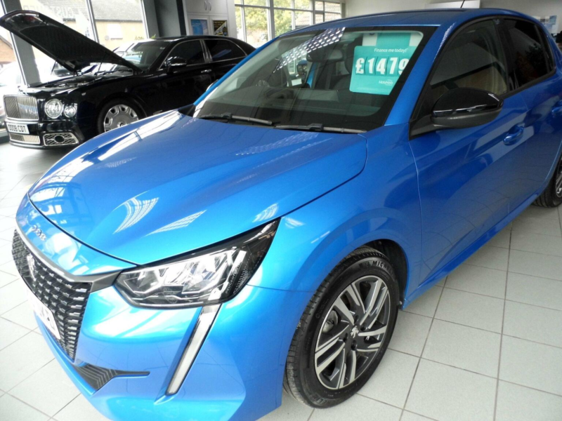 2023 Peugeot 208 1.2 Puretech Allure Premium + Euro 6 (s/s) 5dr in Blue — image 1