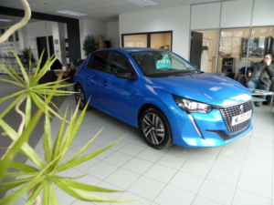 2023 Peugeot 208 1.2 Puretech Allure Premium + Euro 6 (s/s) 5dr in Blue — image 2
