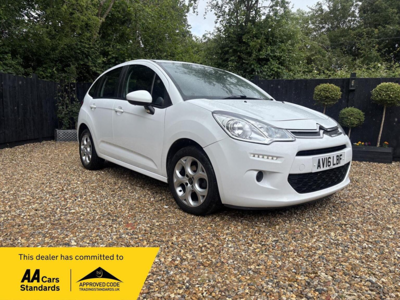 2016 Citroen C3 1.0 Puretech Edition Euro 6 5dr in White — image 1