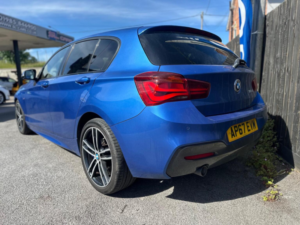 2018 BMW 1 Series 2.0 118d M Sport Shadow Edition Euro 6 (s/s) 5dr in Blue — image 4