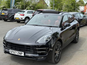 2017 Porsche Macan 3.6t V6 Turbo Pdk 4WD Euro 6 (s/s) 5dr in Black — image 3