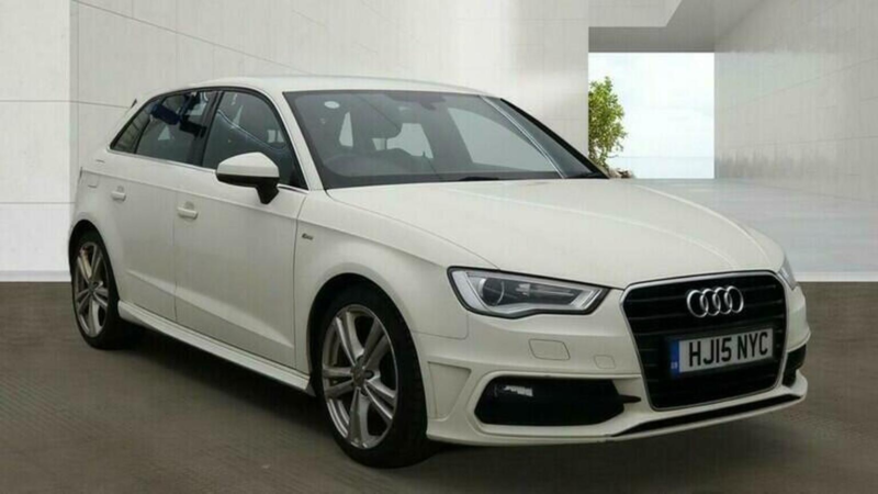 2015 Audi A3 1.4 Tfsi S Line Sportback Euro 6 (s/s) 5dr in White — image 1