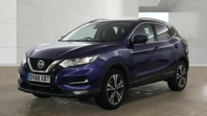 2018 Nissan Qashqai 1.2 Dig-T N-Connecta Euro 6 (s/s) 5dr in Blue — image 3