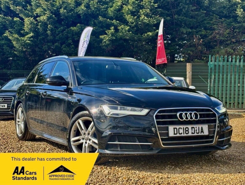 2018 Audi A6 Avant 1.8 Tfsi S Line S Tronic Euro 6 (s/s) 5dr in Black — image 1