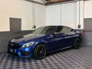 2016 Mercedes-Benz C Class 2.1 C250d Amg Line (premium Plus) Coupe 2dr Diesel G-Tronic+ Euro 6 (s/s) (204 Ps) in Blue — image 3
