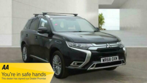 2018 Mitsubishi Outlander 2.4h Twinmotor 13.8kwh 4h CVT 4WD Euro 6 (s/s) 5dr in Black — image 1
