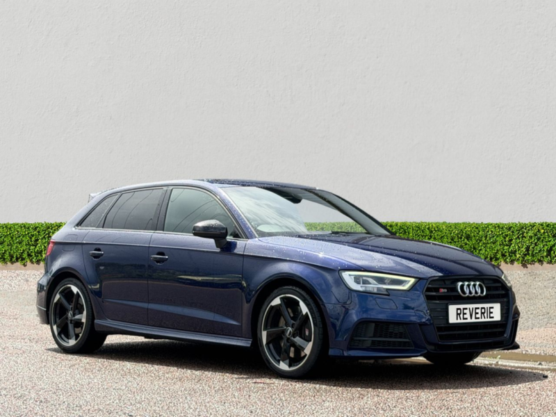 2018 Audi S3 2.0 Tfsi Black Edition Sportback 5dr Petrol S Tronic Quattro Euro 6 (s/s) (310 Ps) in Blue — image 1