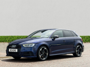 2018 Audi S3 2.0 Tfsi Black Edition Sportback 5dr Petrol S Tronic Quattro Euro 6 (s/s) (310 Ps) in Blue — image 3