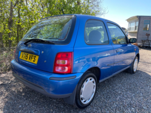2000 Nissan Micra 1.0 16v S Hatchback 3dr Petrol Manual (149 G/km, 60 Bhp) in Blue — image 3