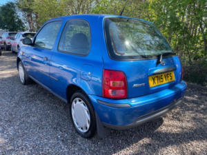 2000 Nissan Micra 1.0 16v S Hatchback 3dr Petrol Manual (149 G/km, 60 Bhp) in Blue — image 4