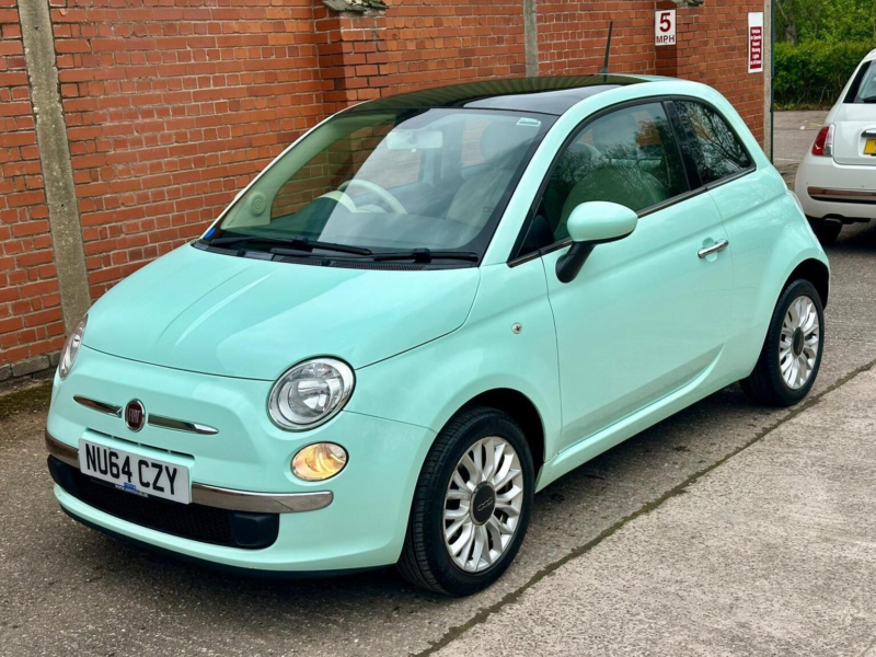 2014 Fiat 500 1.2 Lounge Euro 6 (s/s) 3dr in Green — image 1