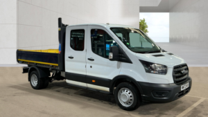 2022 Ford Transit 2.0 350 Ecoblue Hd Leader Double Cab Tipper 4dr Diesel Manual Rwd Euro 6 130 Ps in White — image 3