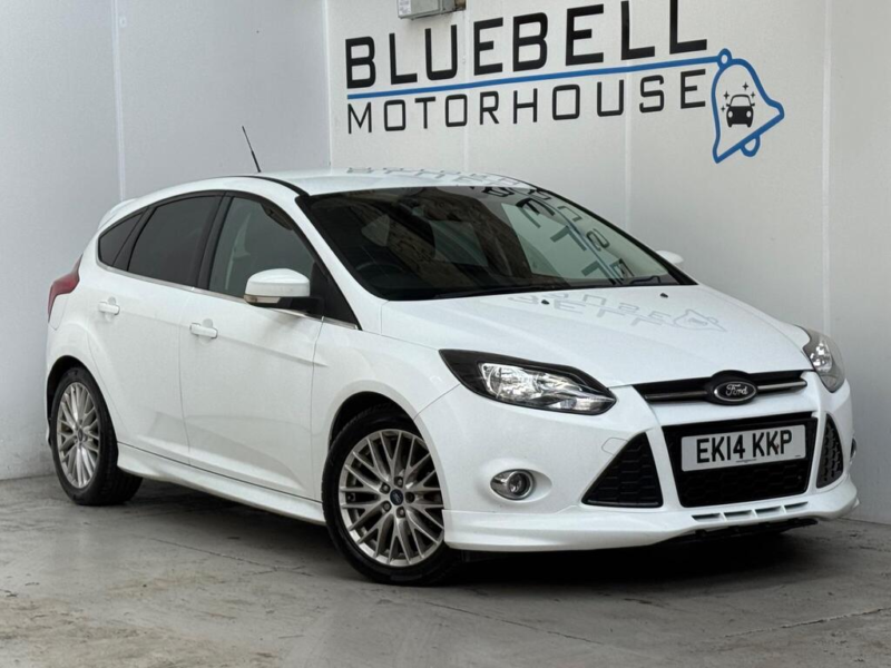 2014 Ford Focus 1.6 Tdci Zetec S Euro 5 (s/s) 5dr in White — image 1