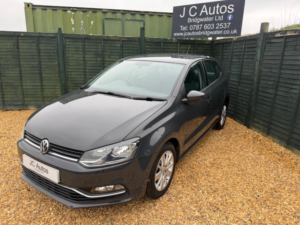 2015 Volkswagen Polo 1.2 Tsi Bluemotion Tech Se Euro 6 (s/s) 5dr in Grey — image 3