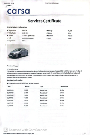2017 Honda Civic 1.6 I-Dtec Sport Euro 6 (s/s) 5dr in Silver — image 4