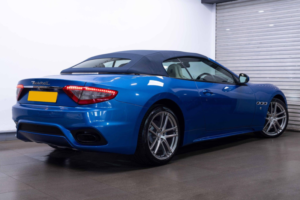 2018 Maserati Grancabrio 4.7 V8 Sport Auto Euro 5 2dr in Blue — image 3