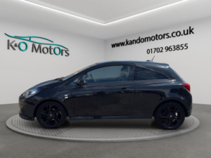 2016 Vauxhall Corsa 1.4i Ecoflex Limited Edition Euro 6 3dr in Black — image 3