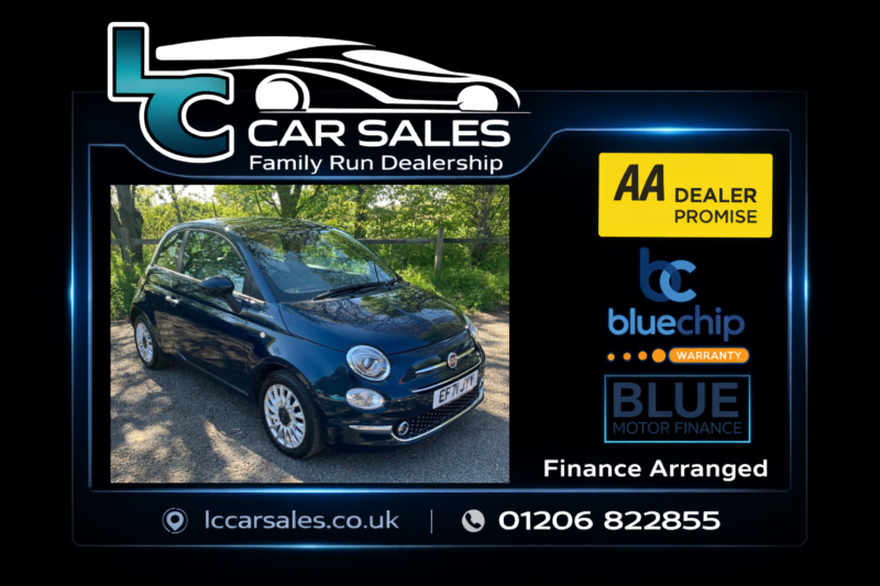 2022 Fiat 500 1.0 1.0 70hp Mild Hybrid Dolcevita in Blue — image 1
