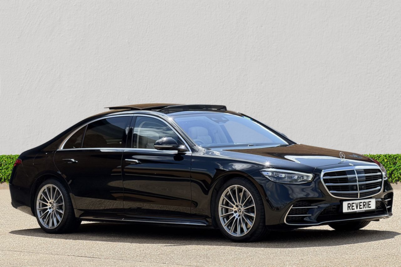 2022 Mercedes-Benz S-Class 3.0 S580el 22kwh Amg Line (premium Plus) Saloon 4dr Petrol Plug-In Hybrid G-Tronic+ Euro 6 (s/s) (510 Ps) in Black — image 1