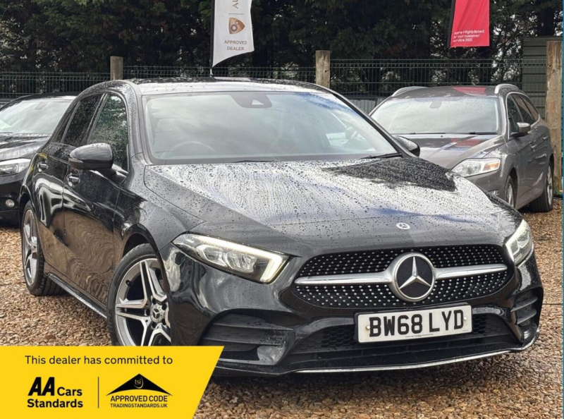 2018 Mercedes-Benz A Class 1.5 A180d Amg Line 7g-Dct Euro 6 (s/s) 5dr in Black — image 1