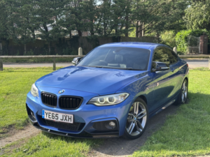 2015 BMW 2 Series 2.0 220d M Sport Coupe in Blue — image 2