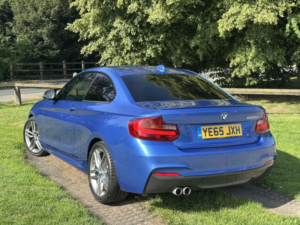 2015 BMW 2 Series 2.0 220d M Sport Coupe in Blue — image 3