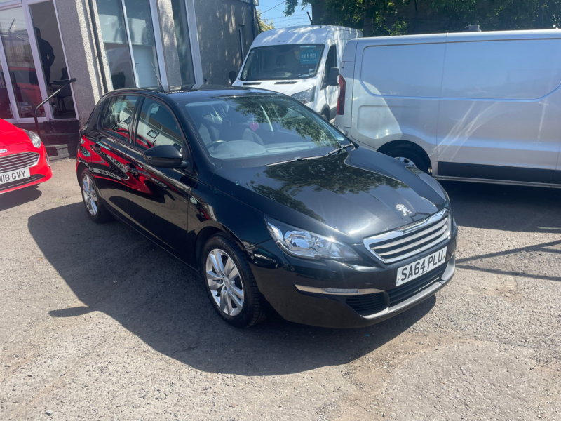2014 Peugeot 308 1.6 Thp Active Hatchback 5dr Petrol Manual Euro 5 (125 Ps) in Black — image 1