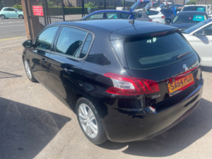2014 Peugeot 308 1.6 Thp Active Hatchback 5dr Petrol Manual Euro 5 (125 Ps) in Black — image 6