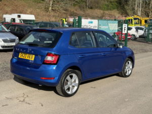 2020 Skoda Fabia 1.0 Tsi Se L Hatchback 5dr Petrol Manual Euro 6 (s/s) (110 Ps) in Blue — image 6