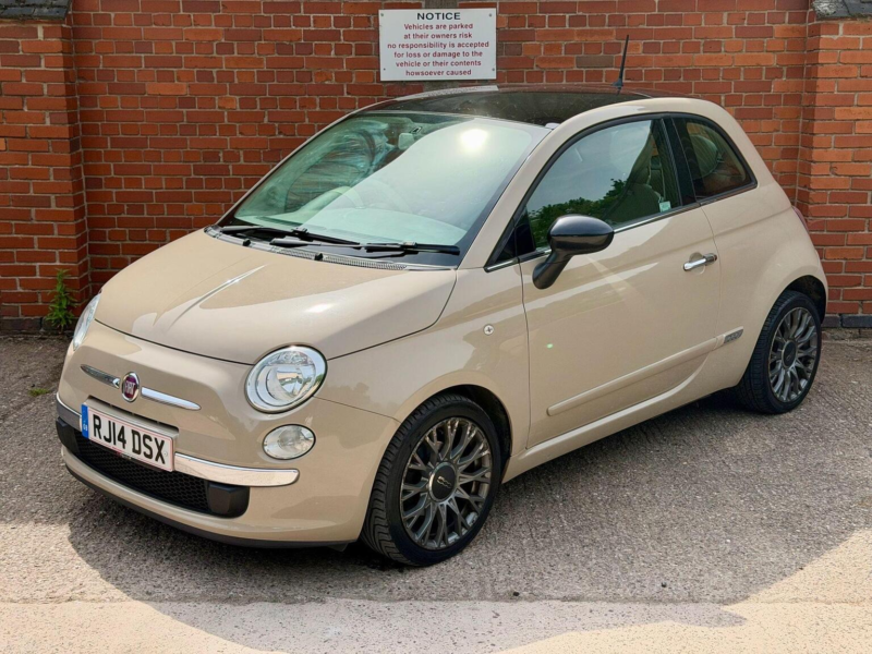 2014 Fiat 500 0.9 Twinair Cult Euro 6 (s/s) 3dr in Brown — image 1