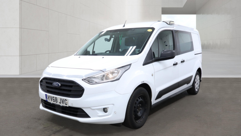 2019 Ford Transit Connect 1.5 230 Ecoblue Trend Crew Van Double Cab 6dr Diesel Manual L2 Euro 6 100 Ps in White — image 1