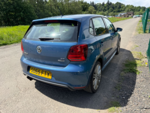 2015 Volkswagen Polo 1.4 Tsi Bluemotion Tech Act Bluegt Hatchback 5dr Petrol Manual Euro 6 (s/s) (150 Ps) in Blue — image 5