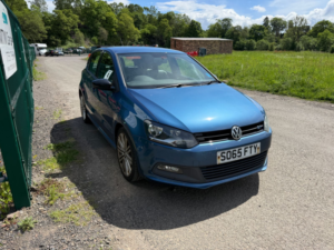 2015 Volkswagen Polo 1.4 Tsi Bluemotion Tech Act Bluegt Hatchback 5dr Petrol Manual Euro 6 (s/s) (150 Ps) in Blue — image 6