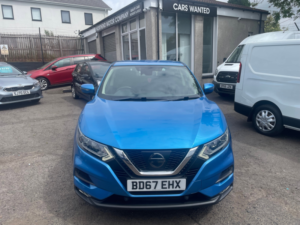 2017 Nissan Qashqai 1.2 Dig-T Acenta SUV 5dr Petrol Manual Euro 6 (s/s) (115 Ps) in Blue — image 2