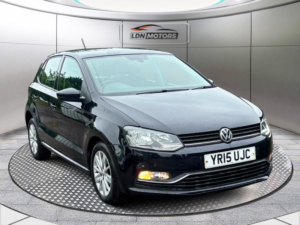 2015 Volkswagen Polo 1.0 Bluemotion Tech Se Euro 6 (s/s) 5dr in Black — image 4