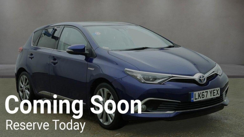2017 Toyota Auris 1.8 Vvt-H Excel CVT Euro 6 (s/s) 5dr (safety Sense) in Blue — image 1