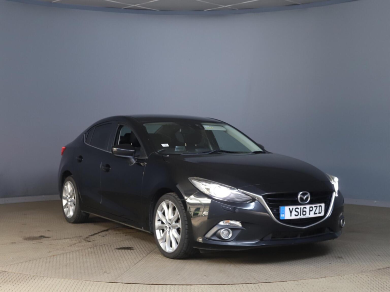 2016 Mazda Mazda3 2.0 Skyactiv-G Sport Nav Fastback Euro 5 (s/s) 4dr in Black — image 1