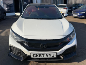 2017 Honda Civic 1.0 Vtec Turbo Se CVT Euro 6 (s/s) 5dr in White — image 5