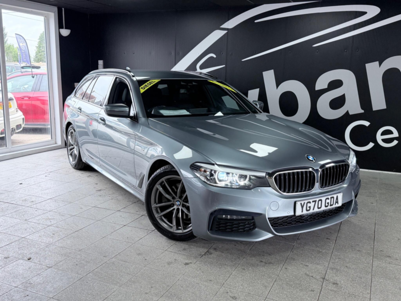 2020 BMW 5 Series 2.0 520d M Sport Touring Auto Euro 6 (s/s) 5dr in Blue — image 1