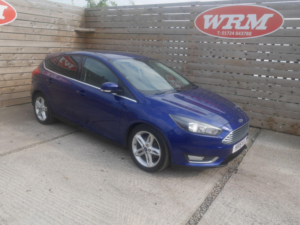 2015 Ford Focus 1.0t Ecoboost Titanium Hatchback 5dr Petrol Manual Euro 6 (s/s) (125 Ps) in Blue — image 3