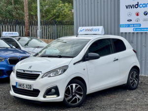 2015 Peugeot 108 1.2 Vti Puretech Feline Euro 5 3dr in White — image 2