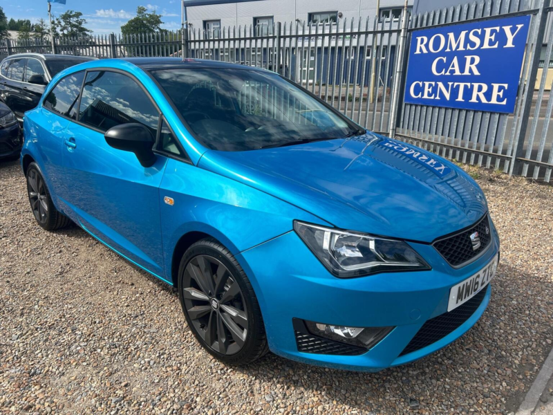 2016 SEAT Ibiza 1.2 Tsi Fr Sport Coupe Euro 6 3dr in Blue — image 1