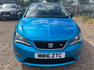 2016 SEAT Ibiza 1.2 Tsi Fr Sport Coupe Euro 6 3dr in Blue — image 2