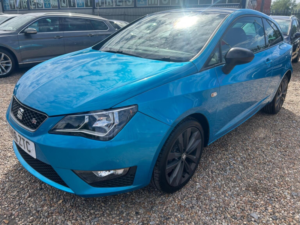 2016 SEAT Ibiza 1.2 Tsi Fr Sport Coupe Euro 6 3dr in Blue — image 3