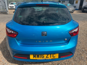 2016 SEAT Ibiza 1.2 Tsi Fr Sport Coupe Euro 6 3dr in Blue — image 6