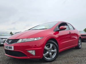 2010 Honda Civic 1.4 I-Vtec Si Hatchback 5dr Petrol Manual (135 G/km, 98 Bhp) in Red — image 2