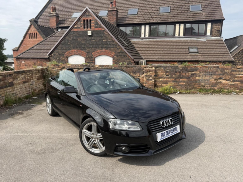 2012 Audi A3 Cabriolet 2.0 Tdi S Line Euro 5 (s/s) 2dr in Black — image 1