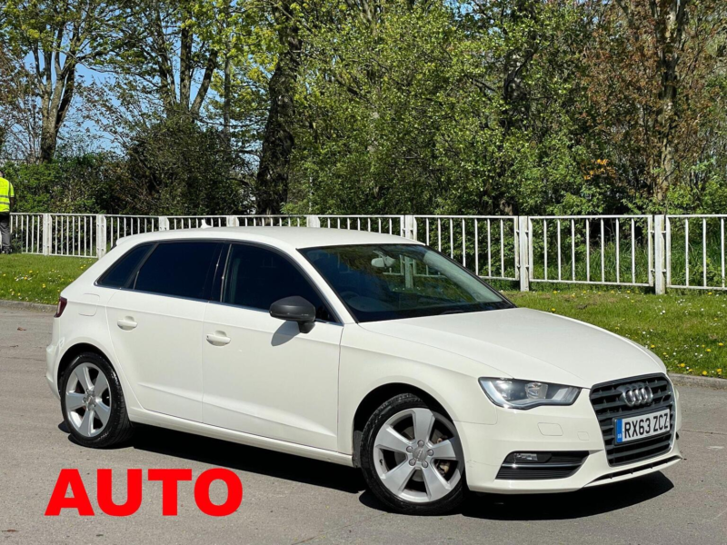 2013 Audi A3 1.6 Tdi Sport Sportback S Tronic Euro 5 (s/s) 5dr in White — image 1